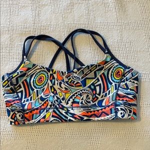 Reversible sports bra